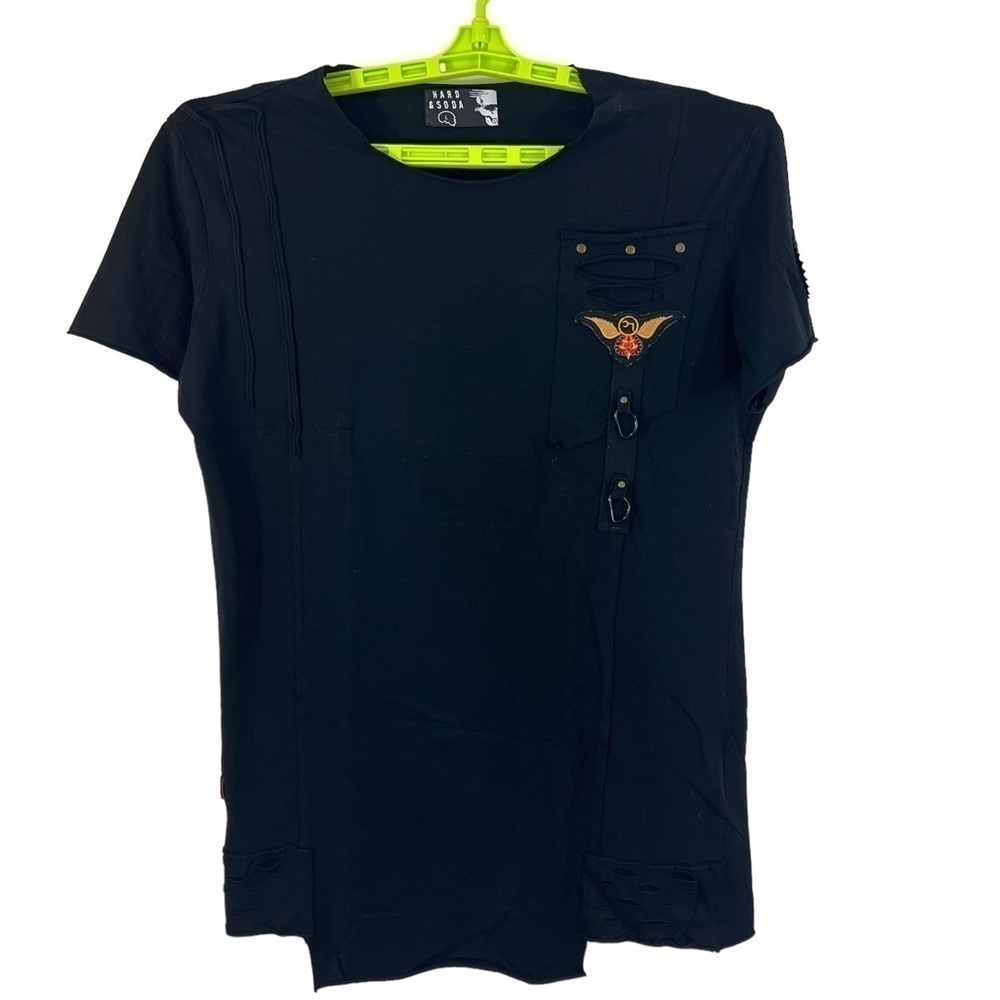 Hard Soda Black T-Shirt Large